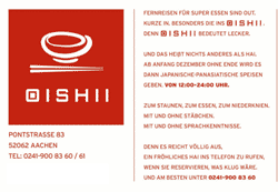 Visitenkarte Oishii